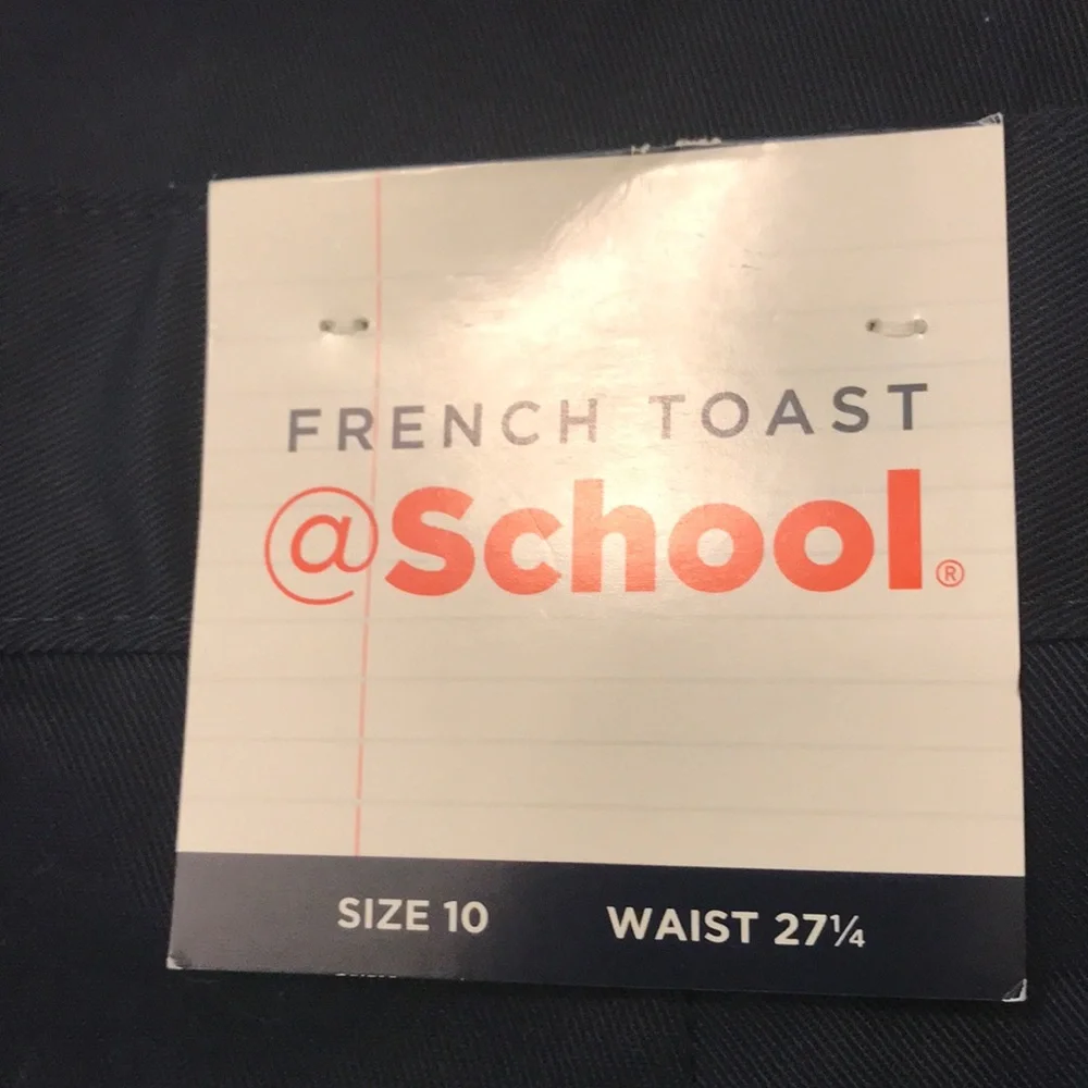 Boys French Toast @School Navy Chinos Size 10 - Picture 3 of 5